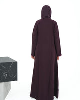 Purple Bloom Abaya