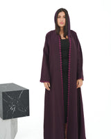 Purple Bloom Abaya