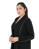 Black Lace Classic Abaya
