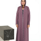 Lavender Lace Glow Abaya