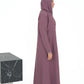 Lavender Lace Glow Abaya