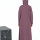 Lavender Lace Glow Abaya