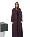 Purple Bloom Abaya