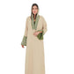 Emerald Beige Harmony Abaya
